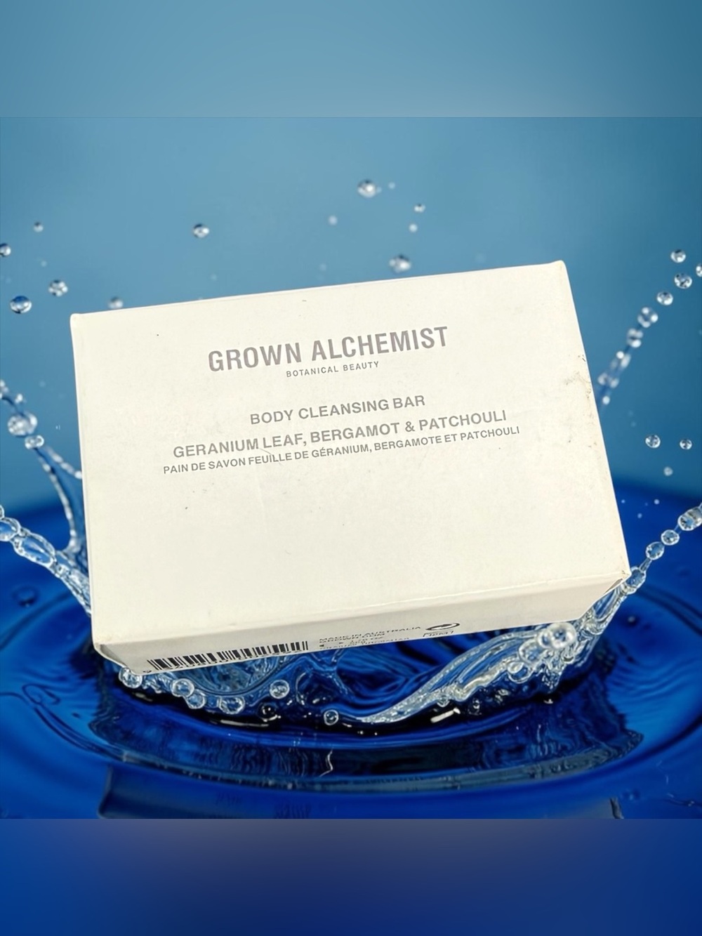 ๐คGrown Alchemist๐คGeranium Leaf, Bergamot & Patchouli Body Cleansing Bar/NIB